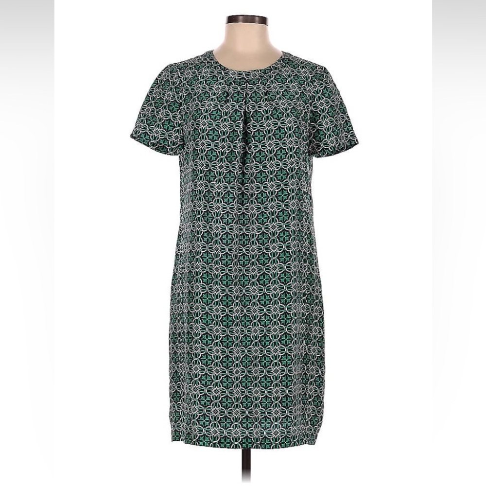 Jcrew silk dress with unique back styling. Size 6 - Picture 2 of 3